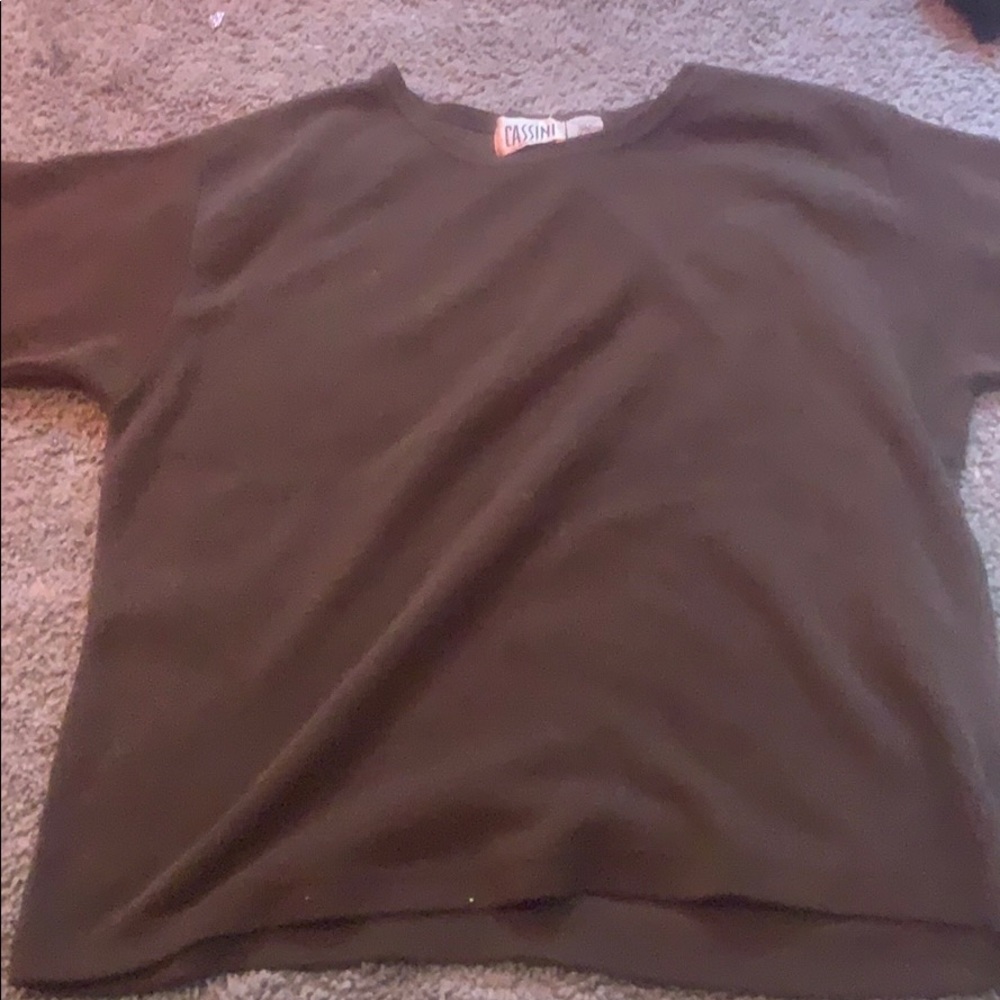 Brown large tee shirt